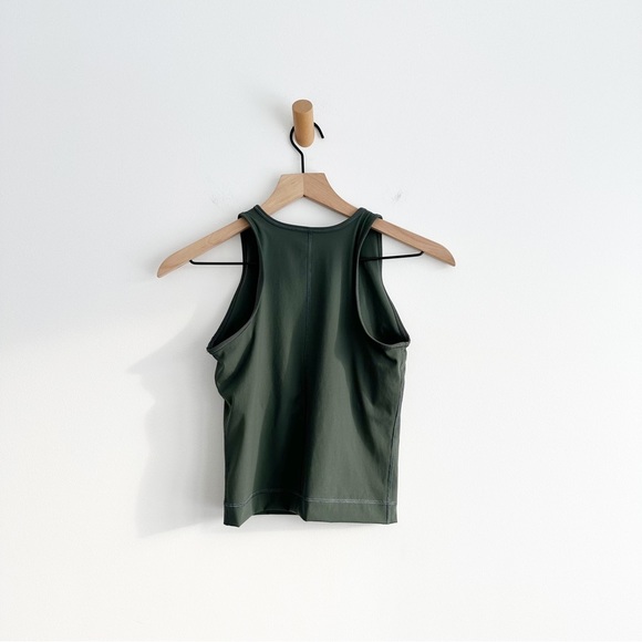 Everlane The Perform Tank Top Pine Green XS Women's - Picture 2 of 7